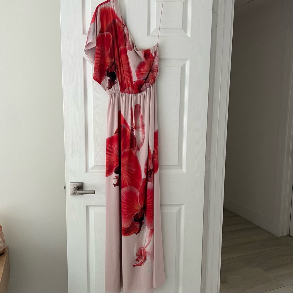 Alice + Olivia Silk Floral Maxi Dress